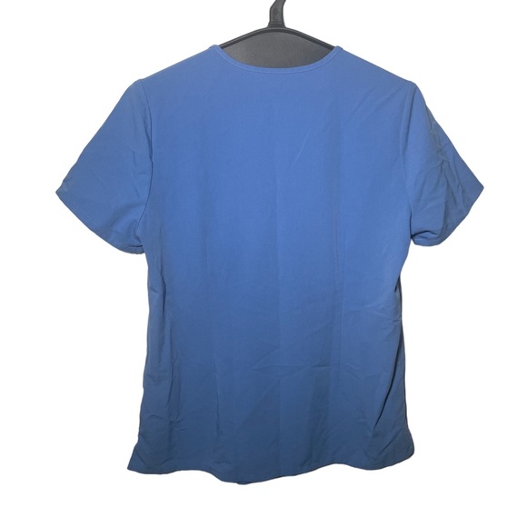 Figs | Catarina V-Neck Short Sleeve One Pocket Scrub Top Ceil Blue Size small - Picture 4 of 4